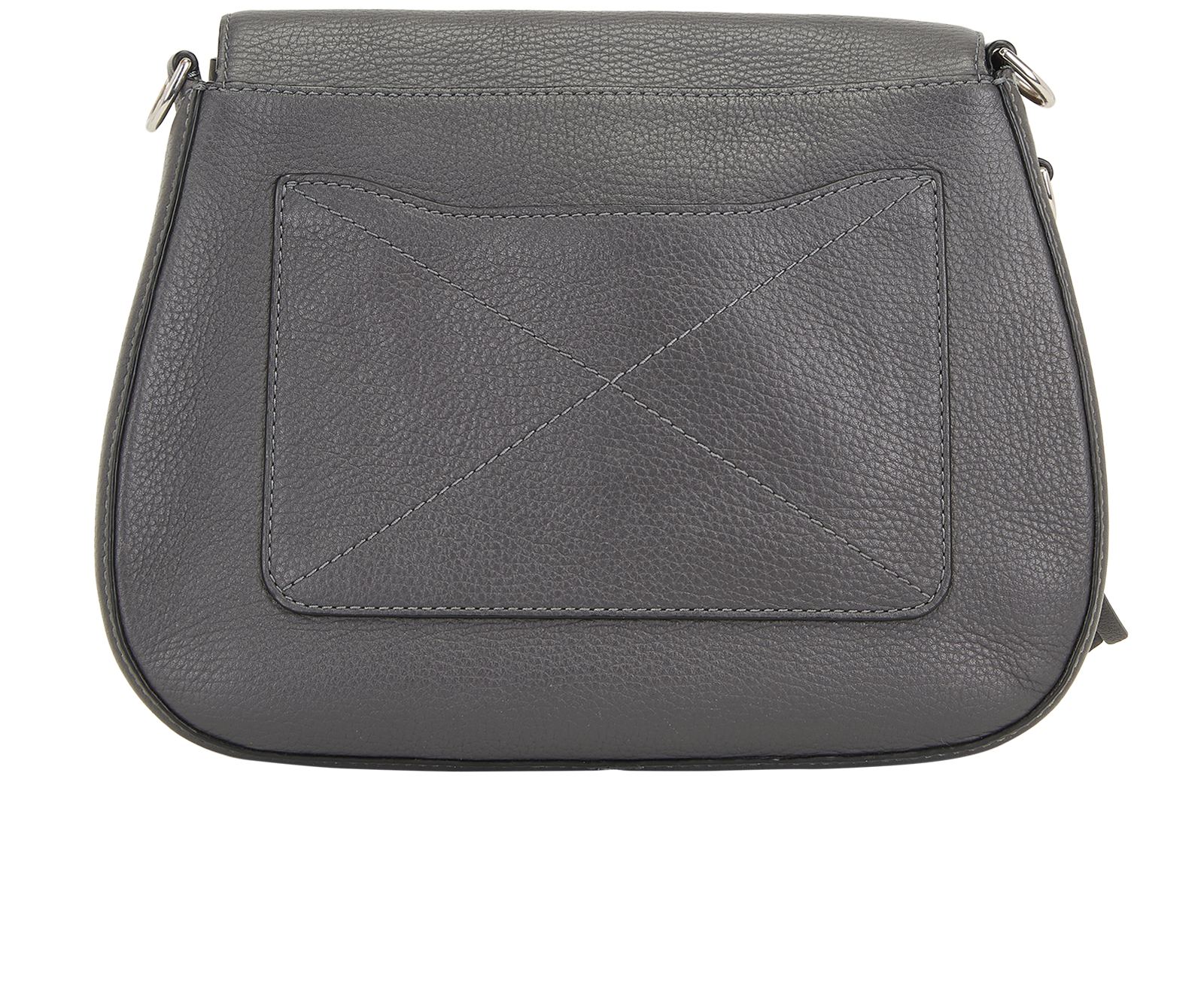 Recruit Nomad, &pound;140, Handbags, Grey, Leather, Back view